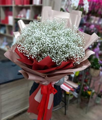 Букет цветов из: Гипсофила в Тобольске