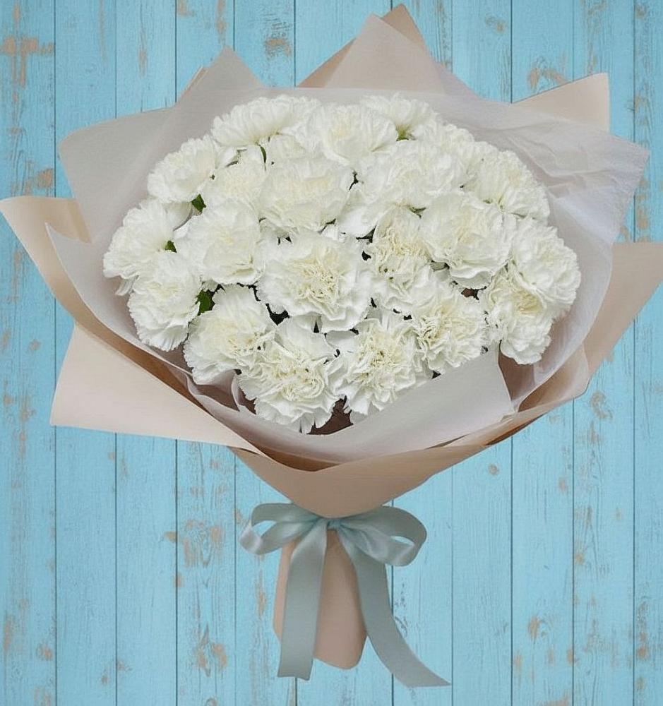 Букет цветов из: Гвоздики в Тобольске