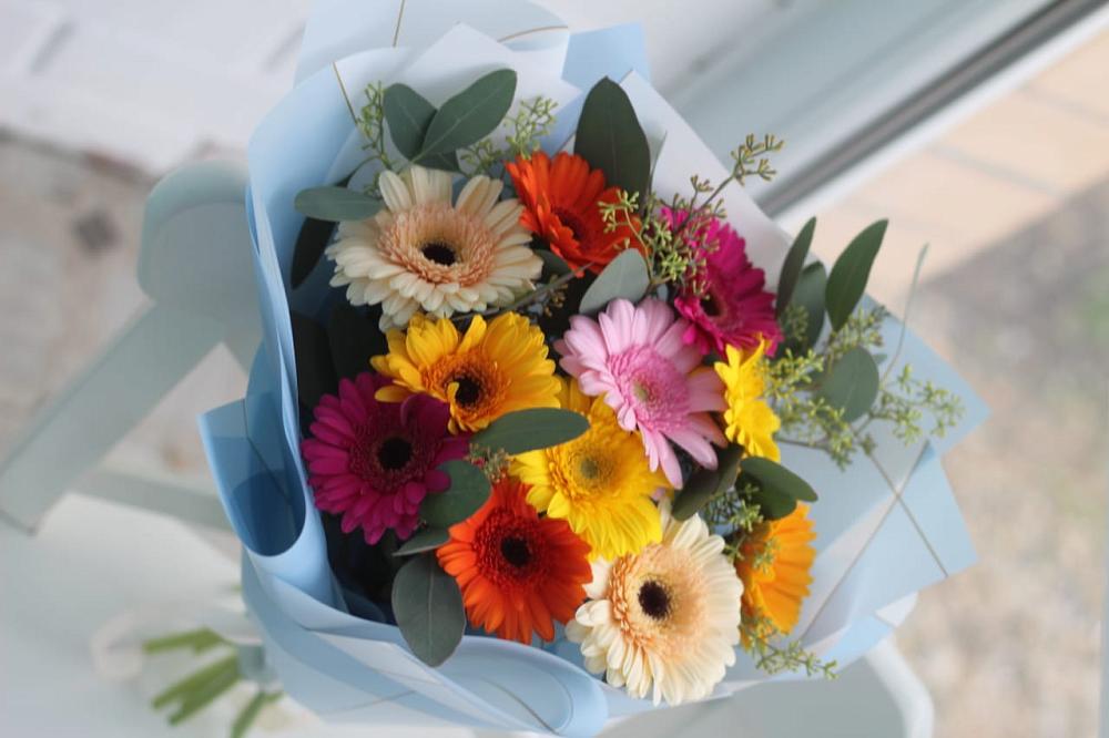 Букет цветов из: Герберы в Тобольске