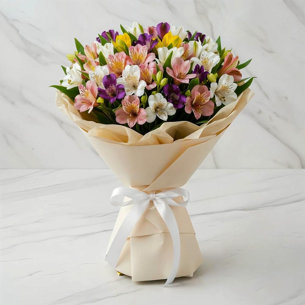 Букет цветов из: Альстромерии в Тобольске