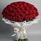 Букет 101 Красная роза Блэк Мэджик в Тобольске