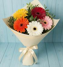 Букет цветов из:  Герберы #REPLACE_PRED# Тобольске