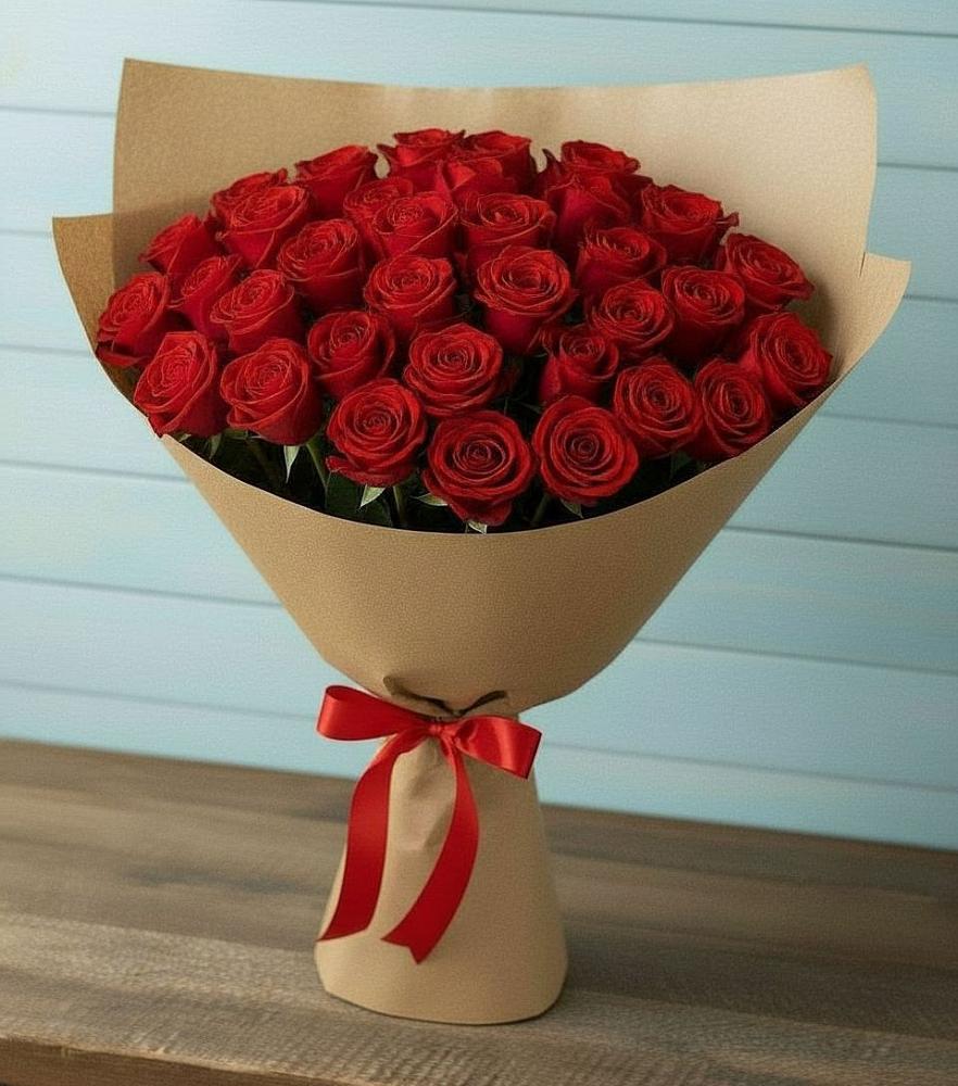 Букет Красные розы Милано в Тобольске