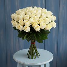 Букет 51 Белая роза Эдлесс Лав #REPLACE_PRED# Тобольске