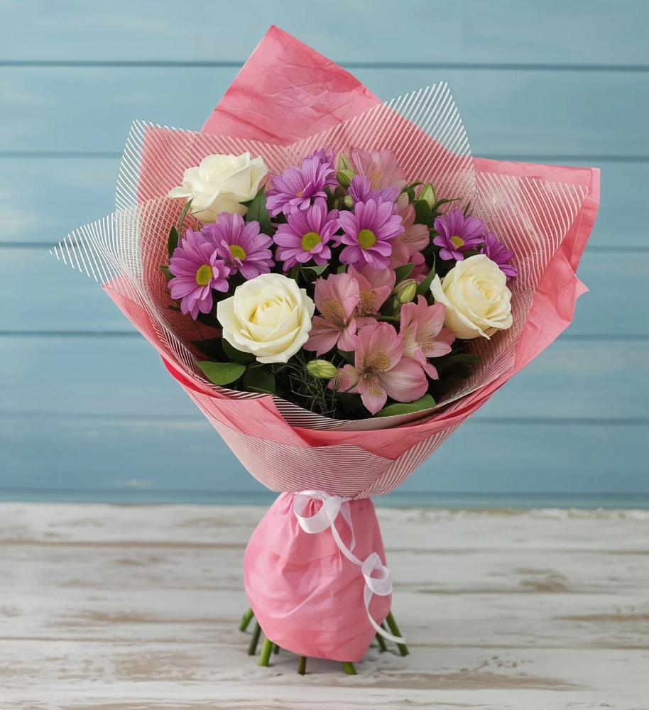 Букет цветов из: Герберы в Тобольске