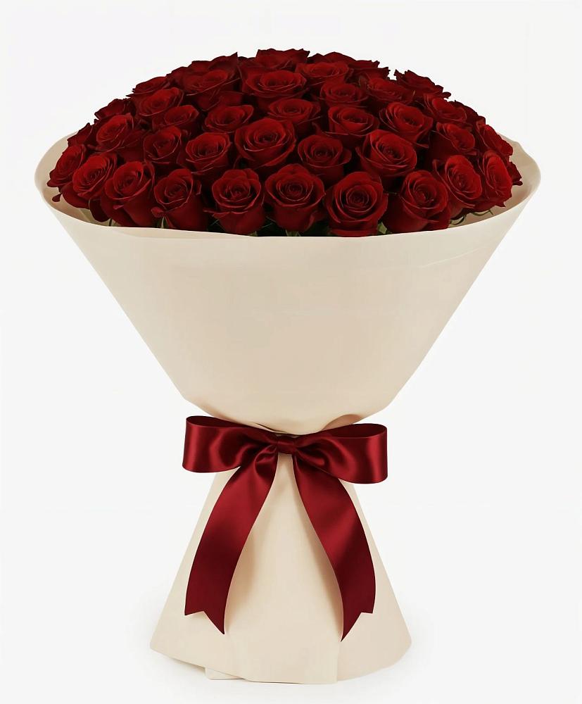 Букет 101 Бордовая роза Блэк Бакарра в Тобольске