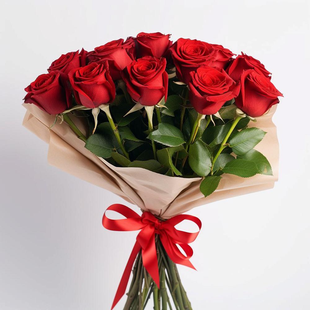 Букет 11 Красных роз Эдлесс Лав в Тобольске