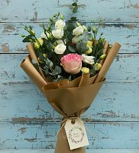 Букет цветов из:  Розы и Лизиантусы #REPLACE_PRED# Тобольске